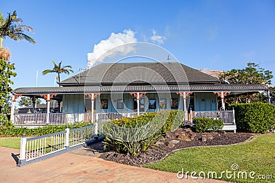 Bundaberg Rum Distillery - old visitors` center Editorial Stock Photo