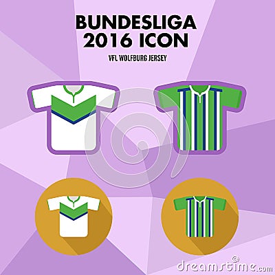 Bundesliga Football Club Icon Vector Illustration