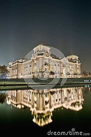 The Bundestag at Berlin, Germany Stock Photo