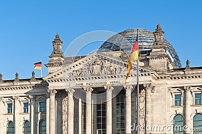 The Bundestag at Berlin, Germany Stock Photo