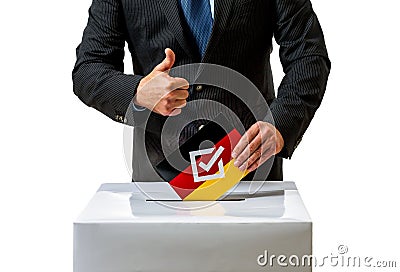 Bundestag election in Germany Stock Photo