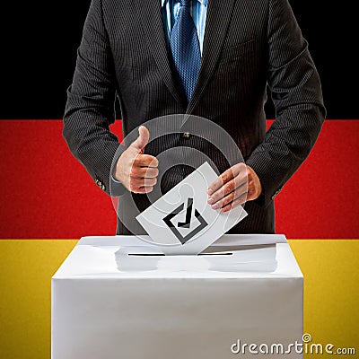 Bundestag election in Germany Stock Photo