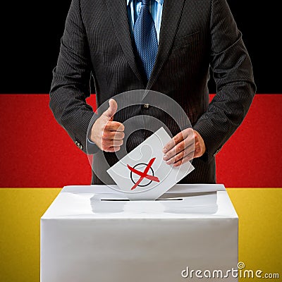 Bundestag election in Germany Stock Photo