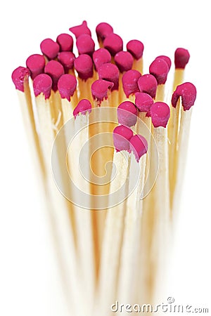 Bundle associated chimney of matches Stock Photo