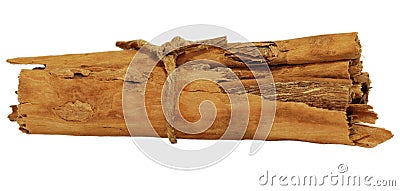 Bundle of fragrant cinnamon sticks Stock Photo