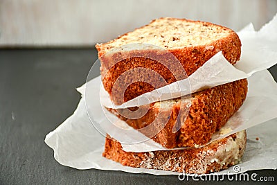 Bundt lemon cake Stock Photo