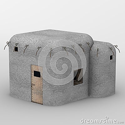 Bunker Stock Photo