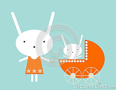 Bunny baby Stock Photo