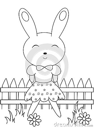 Bunny Cartoon Illustration