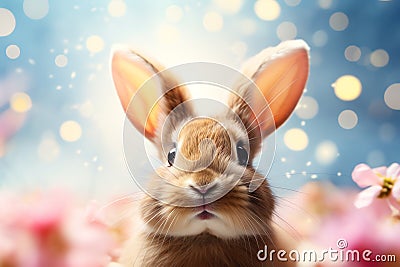 Bunny Ears on Pets easter holiday theme Stock Photo