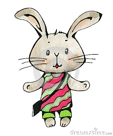 Bunny Cartoon Illustration