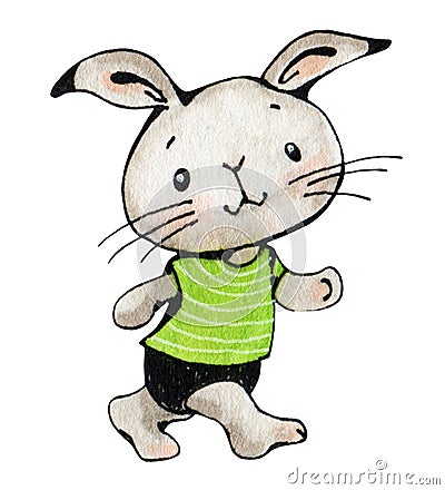 Bunny Cartoon Illustration