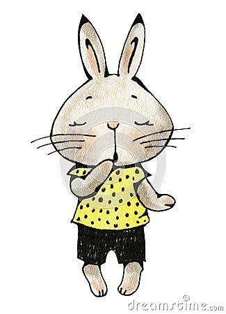 Bunny Cartoon Illustration