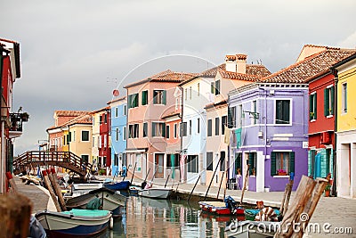 Burano Island, Venice Stock Photo