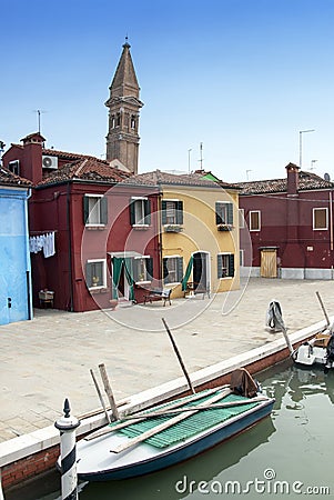 Burano island - Venice Stock Photo