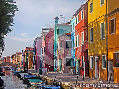 The Burano Island, Venice Stock Photo