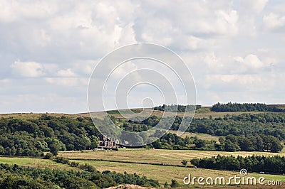 Burbage valley Stock Photo