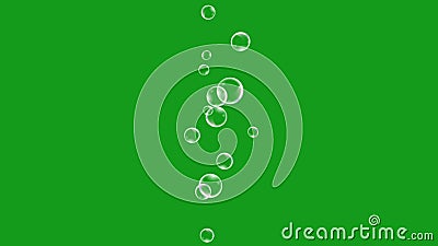 Burbujas De Agua En Movimiento Con Fondo De Pantalla Verde Almacen De Video  - Vídeo de croma, verde: 185117061