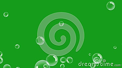 Burbujas De Jabón Con Fondo De Pantalla Verde Metrajes - Vídeo de cubo,  aire: 191604114