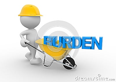 Burden Stock Photo