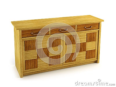 Bureau 3d rendering Stock Photo