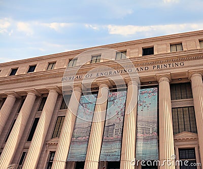 Bureau Of Engraving And Printing Editorial Stock Photo