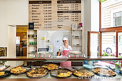 Burek bakery, Sarajevo Editorial Stock Photo