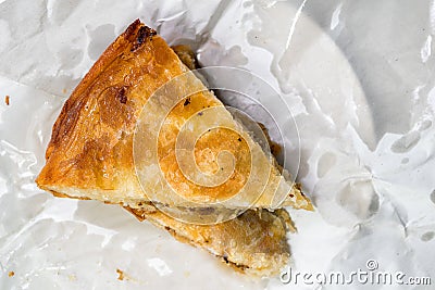 Burek Traditional Balkan Pie Stock Photo