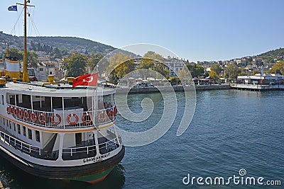 Burgazada Ferry Station Editorial Stock Photo