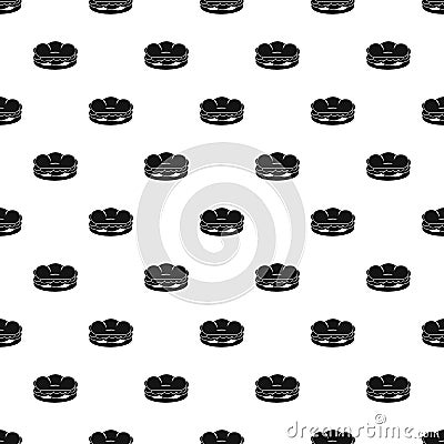 Burger pattern vector Vector Illustration