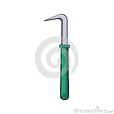 burglar crowbar metal cartoon vector illustration Vector Illustration