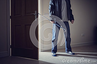 Burglary Stock Photo