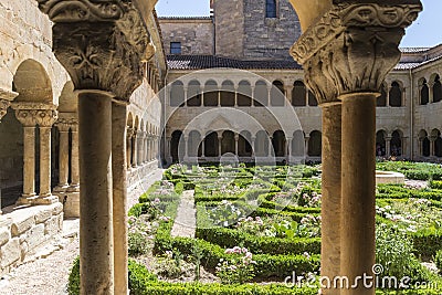 Burgos monastery of Silos Stock Photo