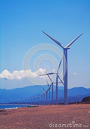 Burgos Windmill Stock Photo