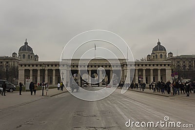 Burgtor gate in Vienna Editorial Stock Photo