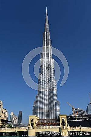 Burj Khalifa Dubai Mall, Dubai Stock Photo