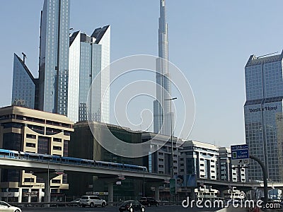 Burj Khalifa, Dubai Editorial Stock Photo