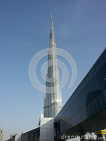 Burj Khalifa, Dubai Stock Photo