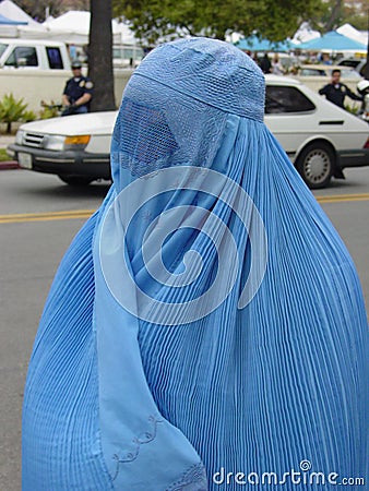 Burka Stock Photo