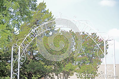 Burke Cemetery Established 1950, Forth Worth, Texas Editorial Stock Photo