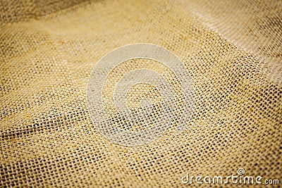 Burlap sack, hemp texture background pattern. Close up of hessian texture background Stock Photo