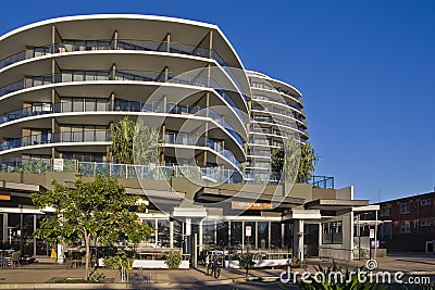 Burleigh Heads Hotel & holiday accommodation facelift - Australia Editorial Stock Photo