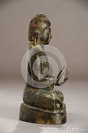 Burmese statue of Buddha Stock Photo