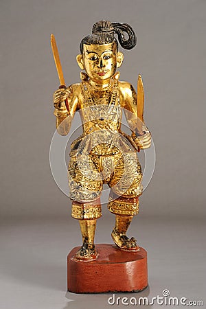 Burmese statue of Nat Stock Photo