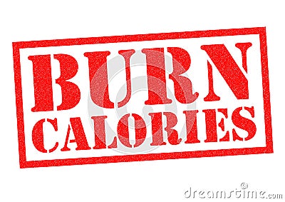 BURN CALORIES Stock Photo