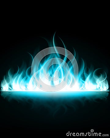 Burn flame fire Vector Illustration