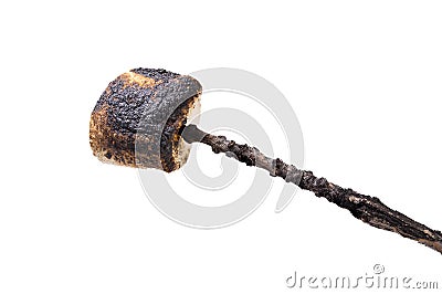 Burned Marshmallow Stock Photo