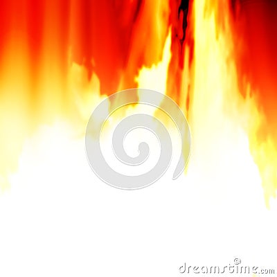 Burning flames Stock Photo