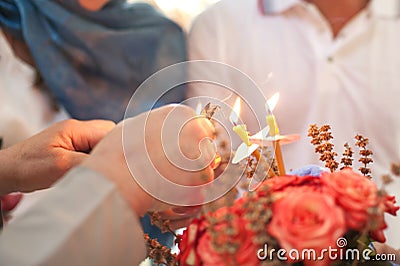 Burning Hair Tradition Stock Photo