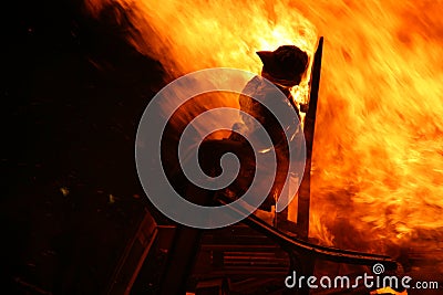 Burning man Stock Photo